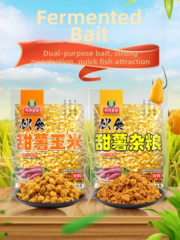 Zivju barība makšķerēšanai – fermentēta graudu maisījums (kukurīza un kvieši), Sky Mesh Bait