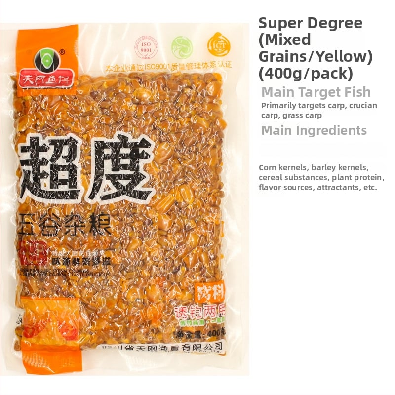 Zivju barība makšķerēšanai – fermentēta graudu maisījums (kukurīza un kvieši), Sky Mesh Bait