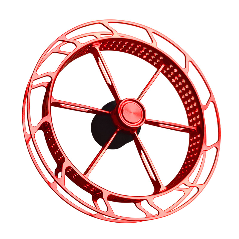 Spininga spole makšķerēšanai ar ultra vieglu metāla disku, viegli uzstādāms, mehānisms pret līnijas lēcienu, rokas dial ritenis, svars 40 g