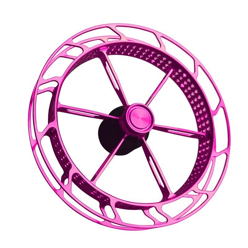 Spininga spole makšķerēšanai ar ultra vieglu metāla disku, viegli uzstādāms, mehānisms pret līnijas lēcienu, rokas dial ritenis, svars 40 g