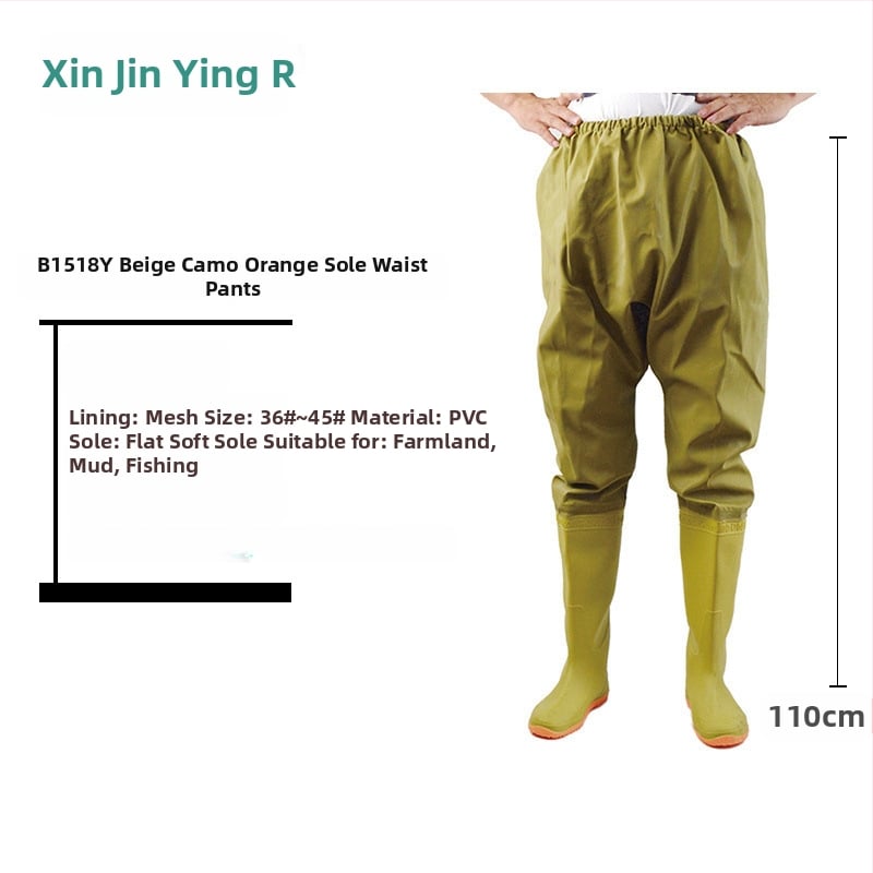 Unisex vihmajalatsid kõrge toruga, pealmine osa puuvillane, PVC talla, libisemiskindlad