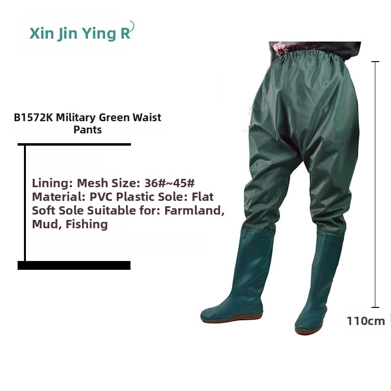 Unisex vihmajalatsid kõrge toruga, pealmine osa puuvillane, PVC talla, libisemiskindlad