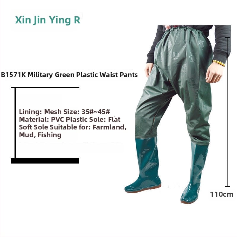 Unisex vihmajalatsid kõrge toruga, pealmine osa puuvillane, PVC talla, libisemiskindlad