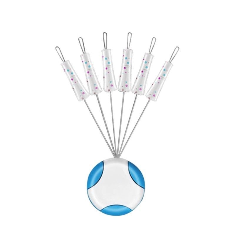 Transparentais silikona Figure-Eight gredzens pret savijumu, galvenā līnija, spacer pērlīšu komplekts