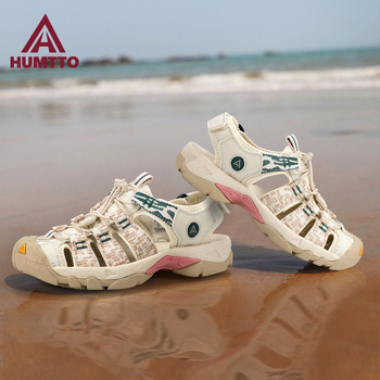 Ūdens taku kurpes ar Velcro aizdari, pretslīdēšanas zole, augšdaļa no neilona un ādas, sietuiekšpuse, zems profils