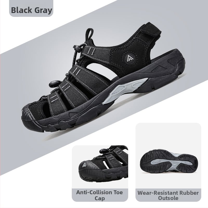 Ūdens taku kurpes ar Velcro aizdari, pretslīdēšanas zole, augšdaļa no neilona un ādas, sietuiekšpuse, zems profils