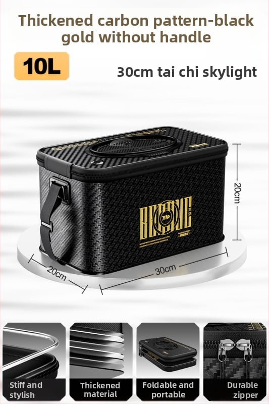 Dzīvu zivju spainis makšķerēšanai, salokāms, cieta korpusa EVA materiāls