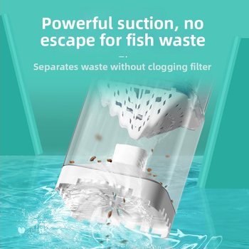 Jingye akvārija filtrs — plastmasas korpuss, filtru materiāls