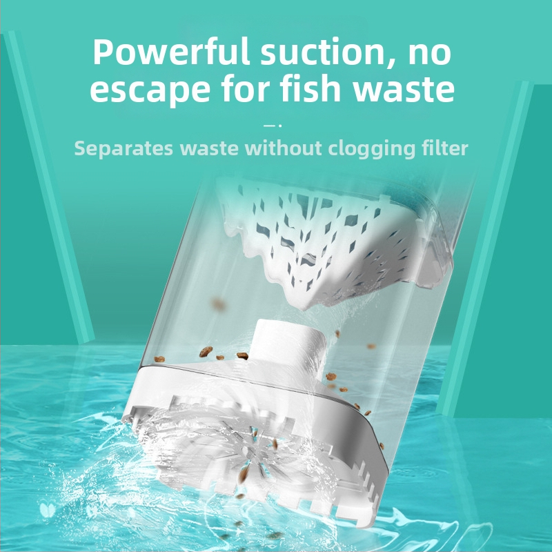 Jingye akvārija filtrs — plastmasas korpuss, filtru materiāls