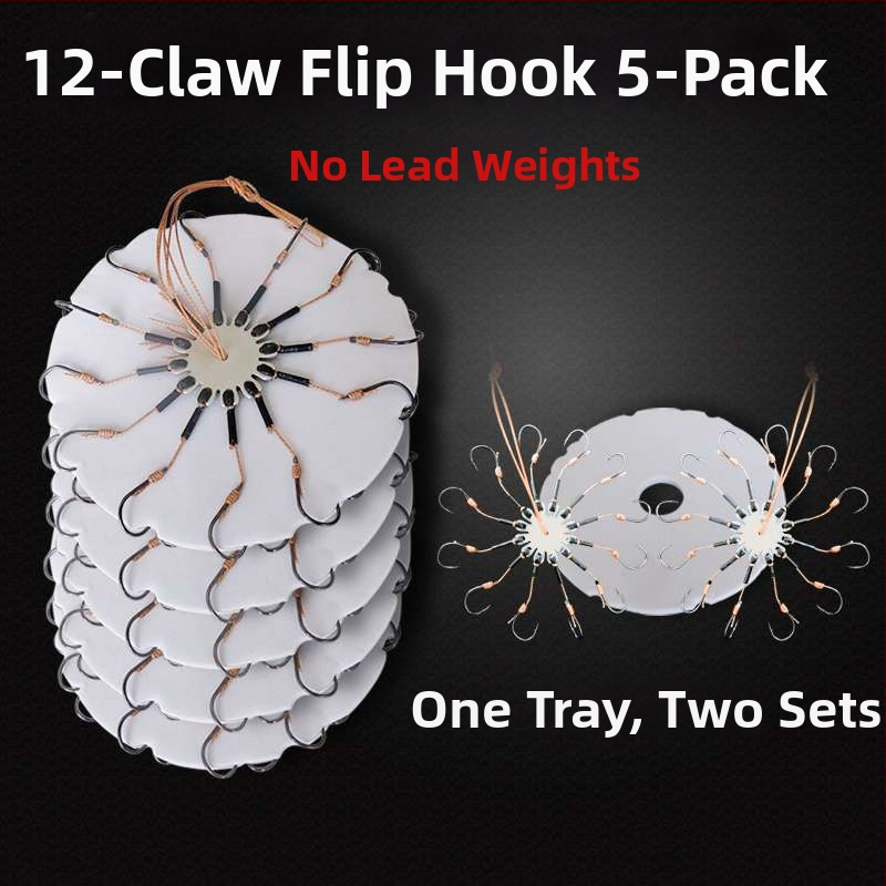 Zivju āķu komplekts – astoņskājains āķis, bez asmens, griežama plāksne un kvadrātveida ēdams jūras makšķerēšanai