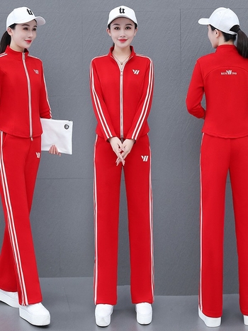 Keturkampio šokio sportinis komplektas su užtrauktuku – moterims, ilgomis rankovėmis, stovintis kaklas, be pamušalo, 95% medvilnė