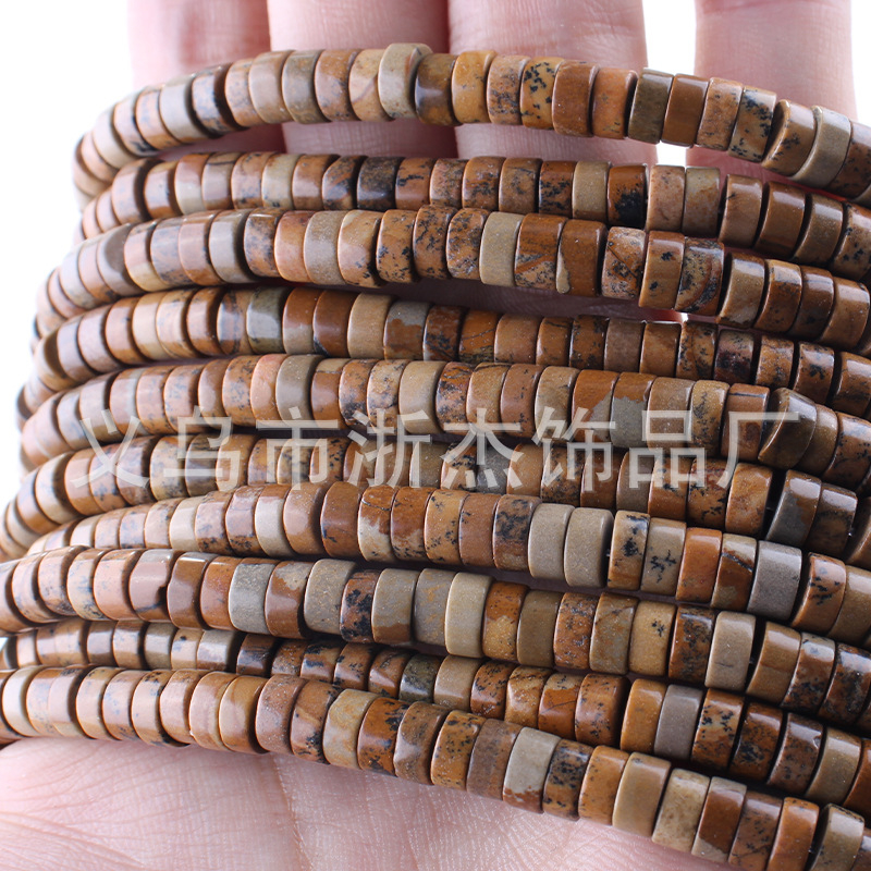 Prirodni kamen – razdjelne perle za izradu nakita, tehnologija rezanja, model AL68572, Zheying Jewelry