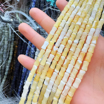 6x10mm prirodne kamen segmentne perle za DIY narukvice i ogrlice – poluproizvodi za nakit