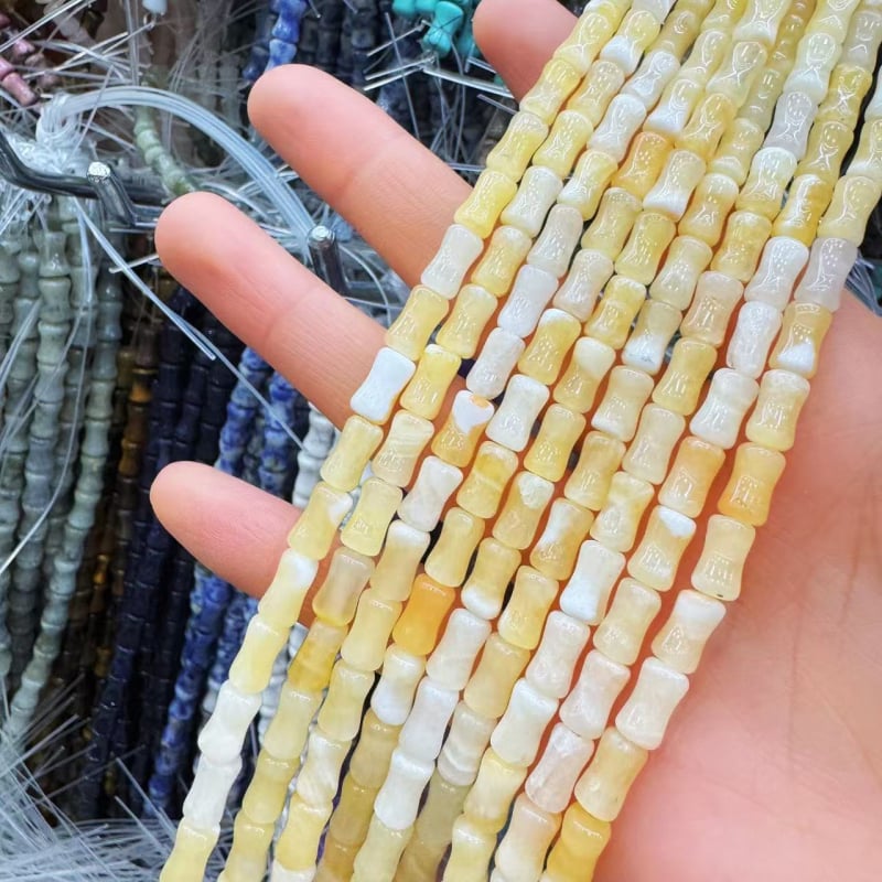 6x10mm prirodne kamen segmentne perle za DIY narukvice i ogrlice – poluproizvodi za nakit