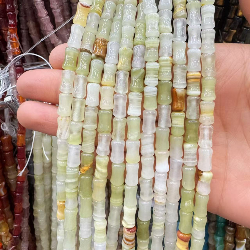 6x10mm prirodne kamen segmentne perle za DIY narukvice i ogrlice – poluproizvodi za nakit