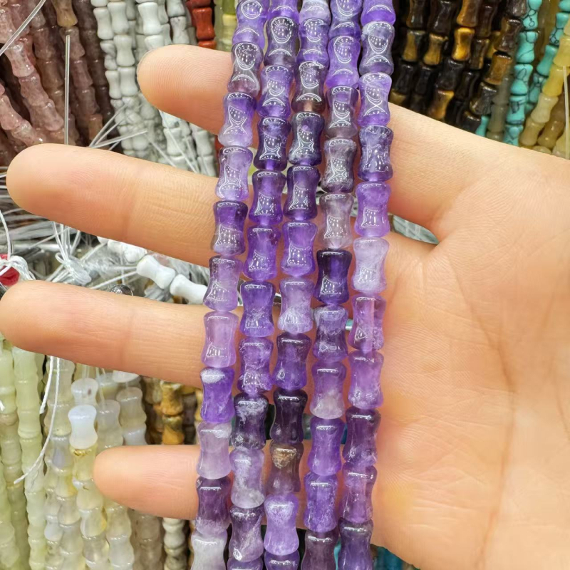 6x10mm prirodne kamen segmentne perle za DIY narukvice i ogrlice – poluproizvodi za nakit