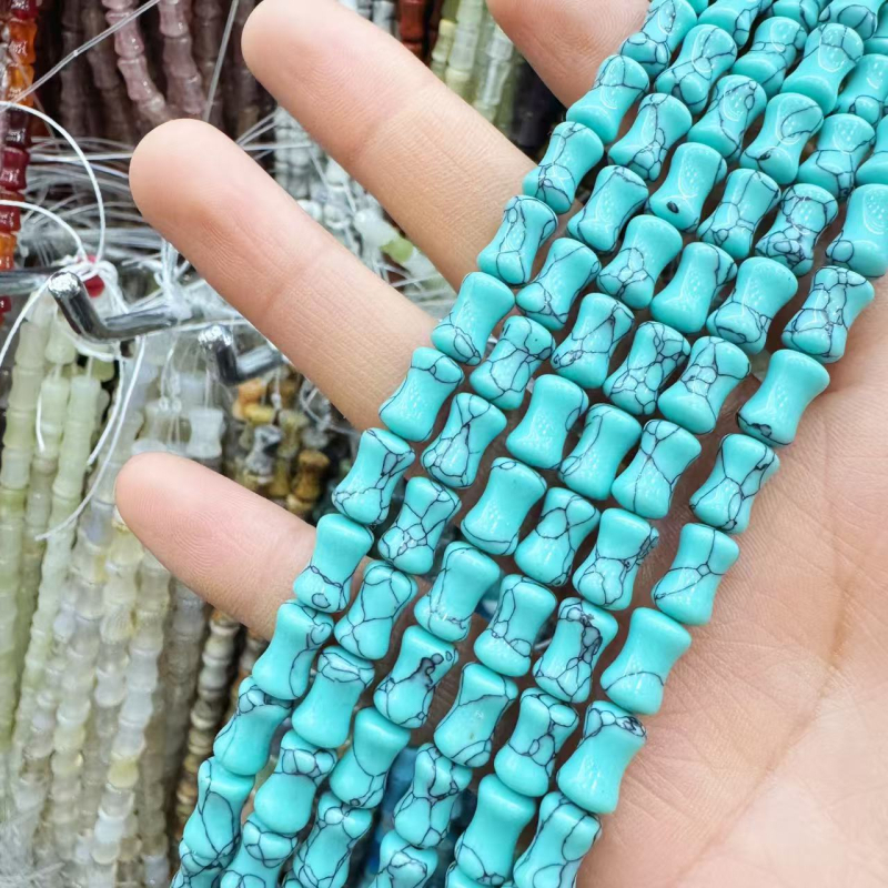 6x10mm prirodne kamen segmentne perle za DIY narukvice i ogrlice – poluproizvodi za nakit