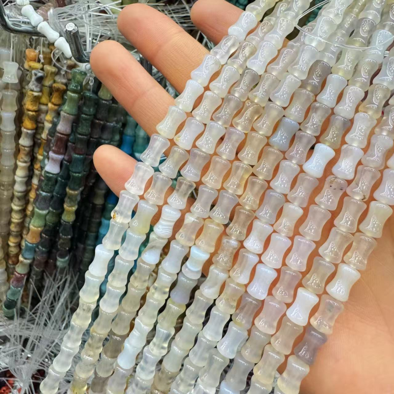 6x10mm prirodne kamen segmentne perle za DIY narukvice i ogrlice – poluproizvodi za nakit