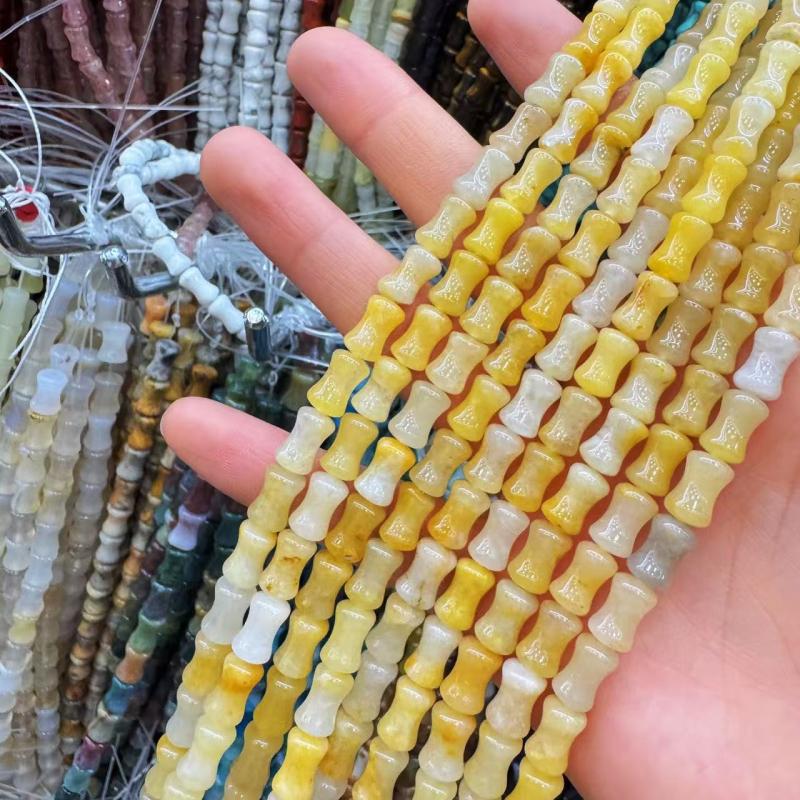 6x10mm prirodne kamen segmentne perle za DIY narukvice i ogrlice – poluproizvodi za nakit