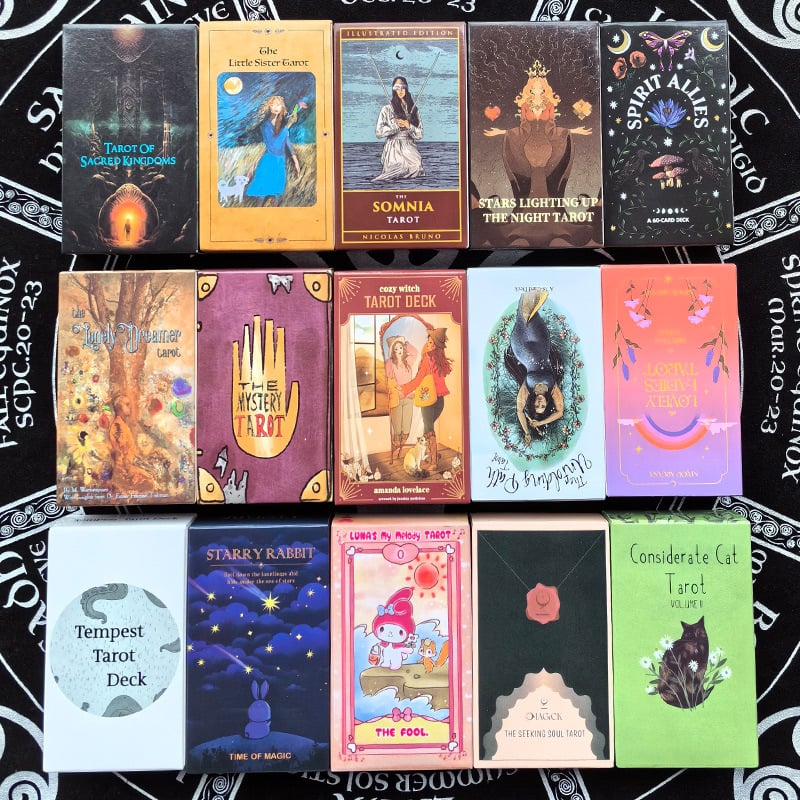 Tarot karte i Oracle karte – Papirnati set za društvenu igru s kartama, Pakiranje: Kutija – Značka: 111 – Uzrast: 15–60