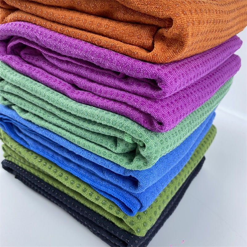 Joga matu dvielis, biezs, pretslīdējošs, mazgājas veļas mašīnā