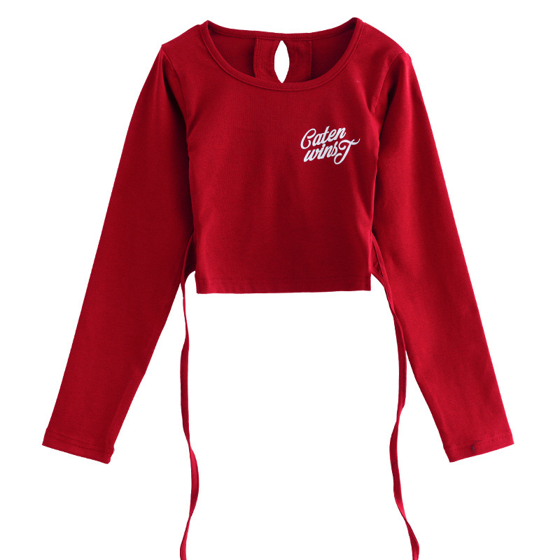 Vaikų džazo šokių komplektas miestui — kroptop mergaitėms, 95% medvilnė, švelni audinio apdaila, 8+ metų, pavasaris-ruduo