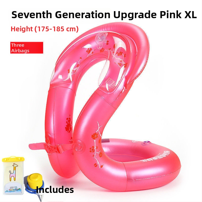 Bērnu peldēšanas riņķis ar paduses dizainu un apgāšanos aizsardzību, PVC materiāls, vienkrāsains raksts