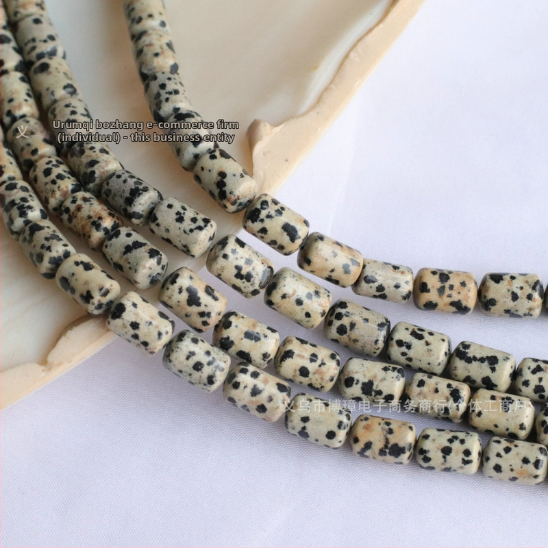8x12 mm okrugle cijevne perle žuti jadeit, ružičasti kvarc, maslinasti jadeit i pjega kamen – DIY nakit i narukvica