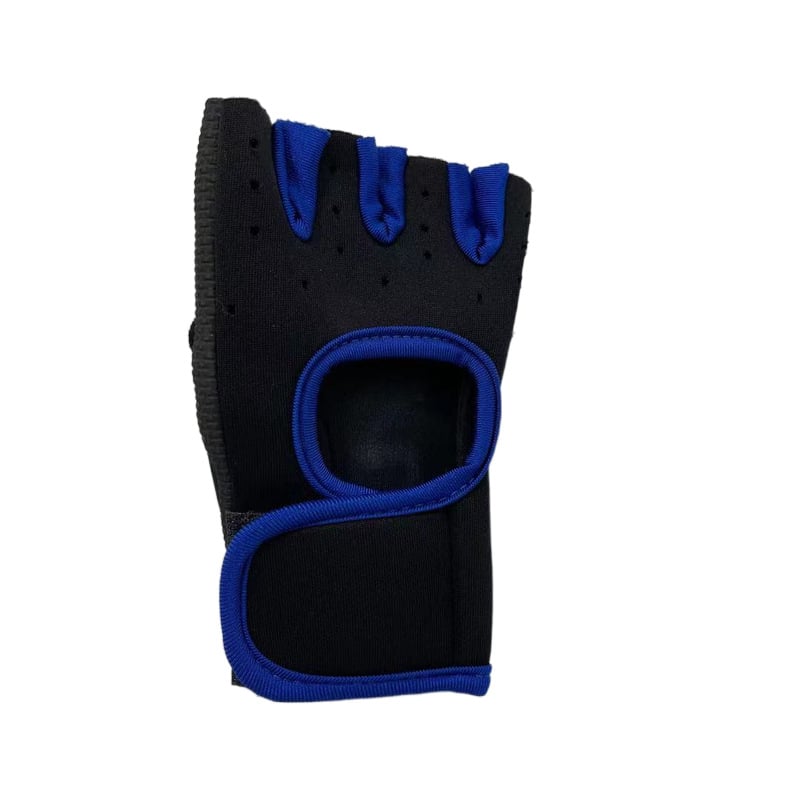 Sporta cimdi ar puspirkstiem velosipēdam un treniņiem — pieaugušajiem, viendzimuma, vidējā biezuma, puspirksta dizains