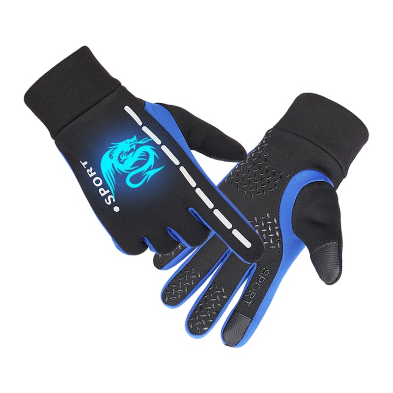 Bērnu ziemas slēpošanas un velosipēdu cimdi, ar flīsa oderi, silti un vēja izturīgi (Hit along)