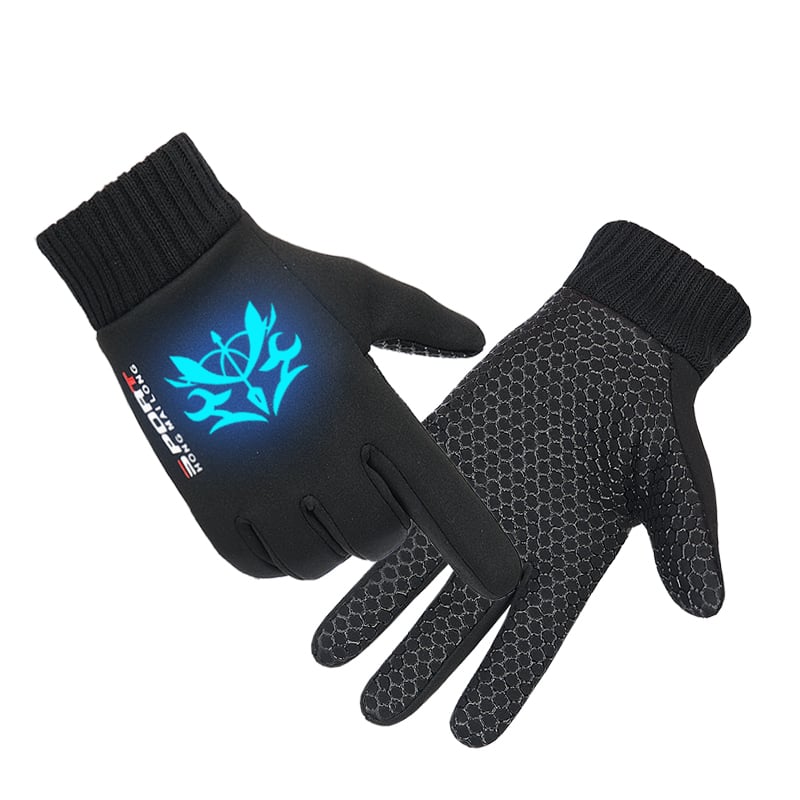 Bērnu ziemas slēpošanas un velosipēdu cimdi, ar flīsa oderi, silti un vēja izturīgi (Hit along)