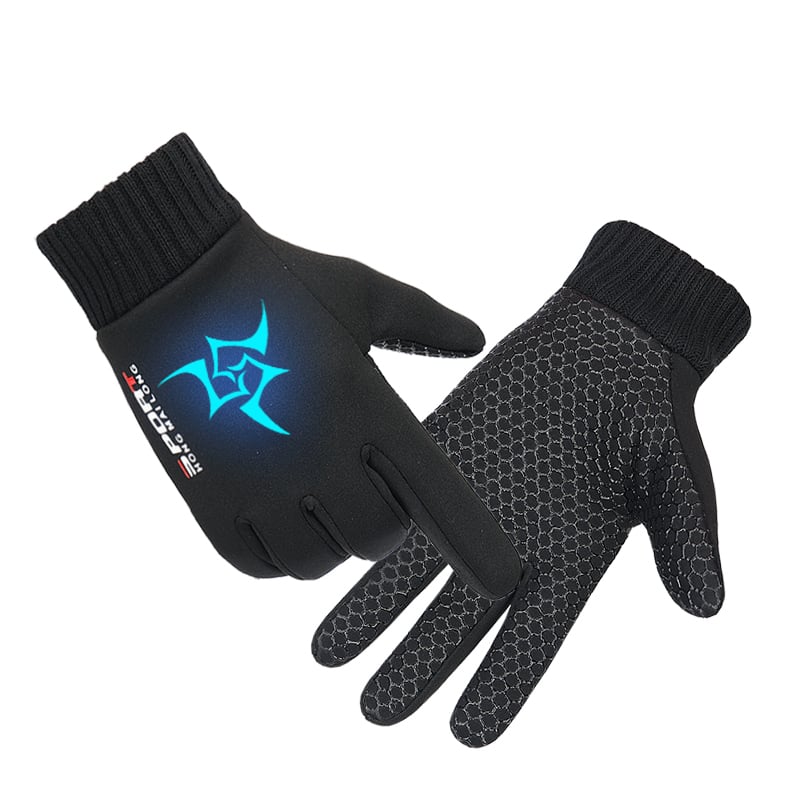 Bērnu ziemas slēpošanas un velosipēdu cimdi, ar flīsa oderi, silti un vēja izturīgi (Hit along)