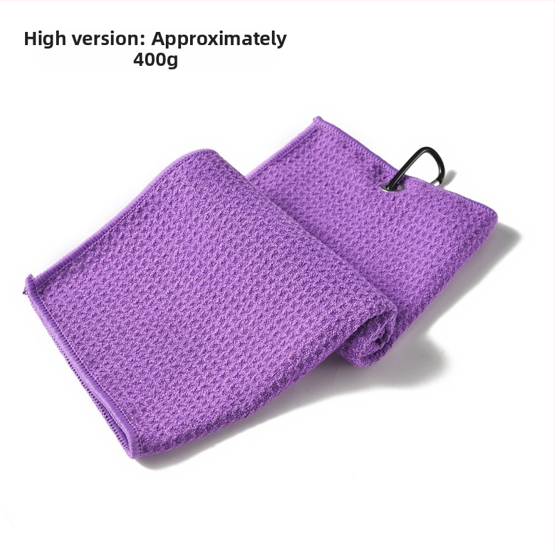 Mikrošķiedras golfa dvielis ar karabīnu, izšūts logotips un drukāts dizains, sporta dvielis golfam, pielāgojams