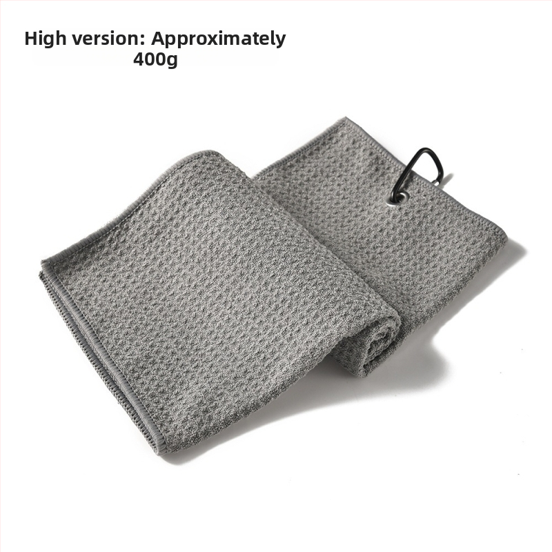 Mikrošķiedras golfa dvielis ar karabīnu, izšūts logotips un drukāts dizains, sporta dvielis golfam, pielāgojams