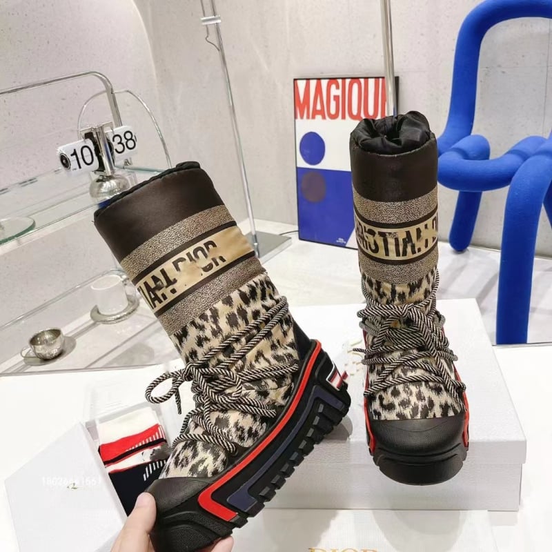 Moteriški žieminiai sniego botai su aukštu viršumi, klininis kulnas, šilkinis viršus, guma padas, avių velūro įdėklas