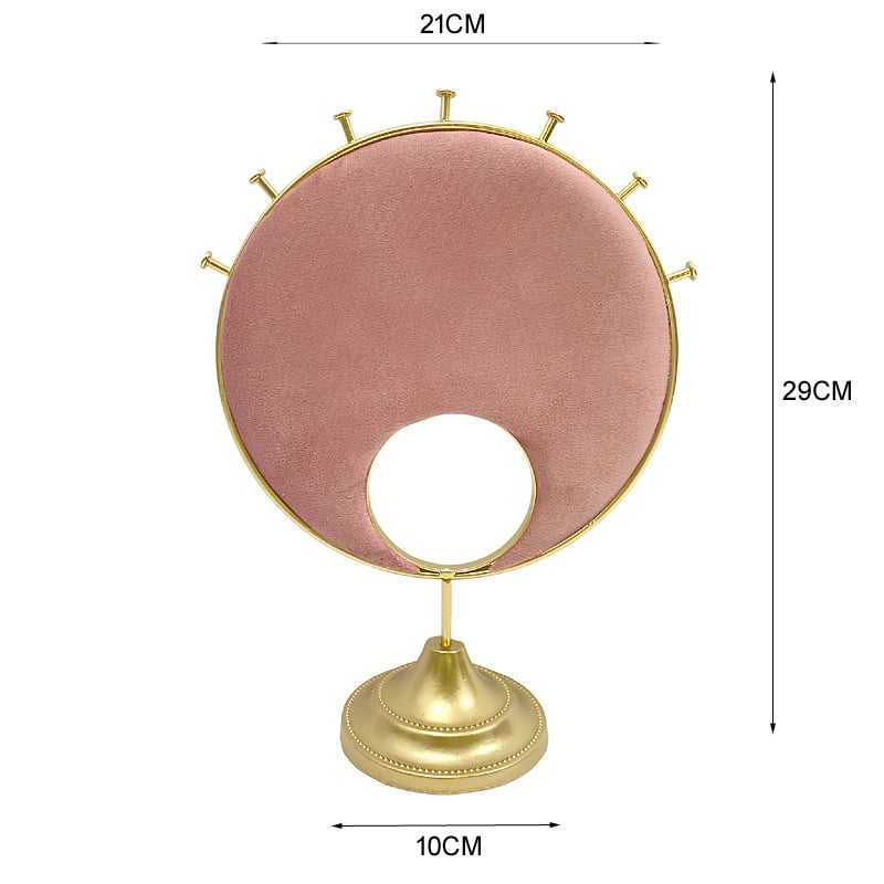 Rotaslietu izstādes statīvs, metāla rāmis, piecu stāvu, samta korpuss, ražošanas process: dzelzs