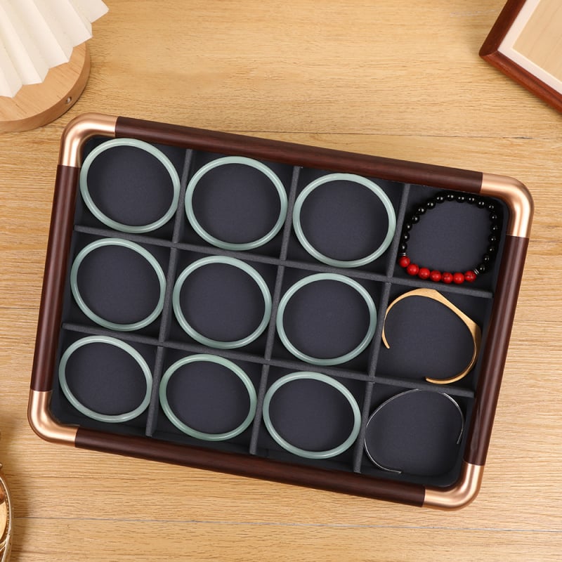 Viengabala koka rotaslietu izstādīšanas trauks, retro forma, senatnīgs stils, masīvs koks, locīšanas konstrukcija