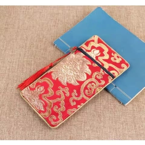 Sutra platnena torbica sa zatvaračem i kopčom, torba za sveta pisma (kategorija: torba za nakit; materijal: drugo)