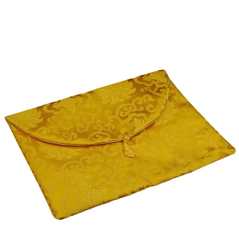 Sutra platnena torbica sa zatvaračem i kopčom, torba za sveta pisma (kategorija: torba za nakit; materijal: drugo)