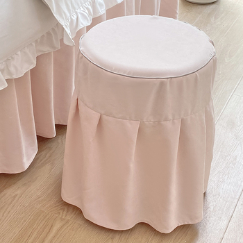 Četverodijelni set navlaka za krevet za kozmetički salon, korejski stil, minimalistički svijetao luksuz, poliester, strojno pranje, za krevet širine 0,8 m