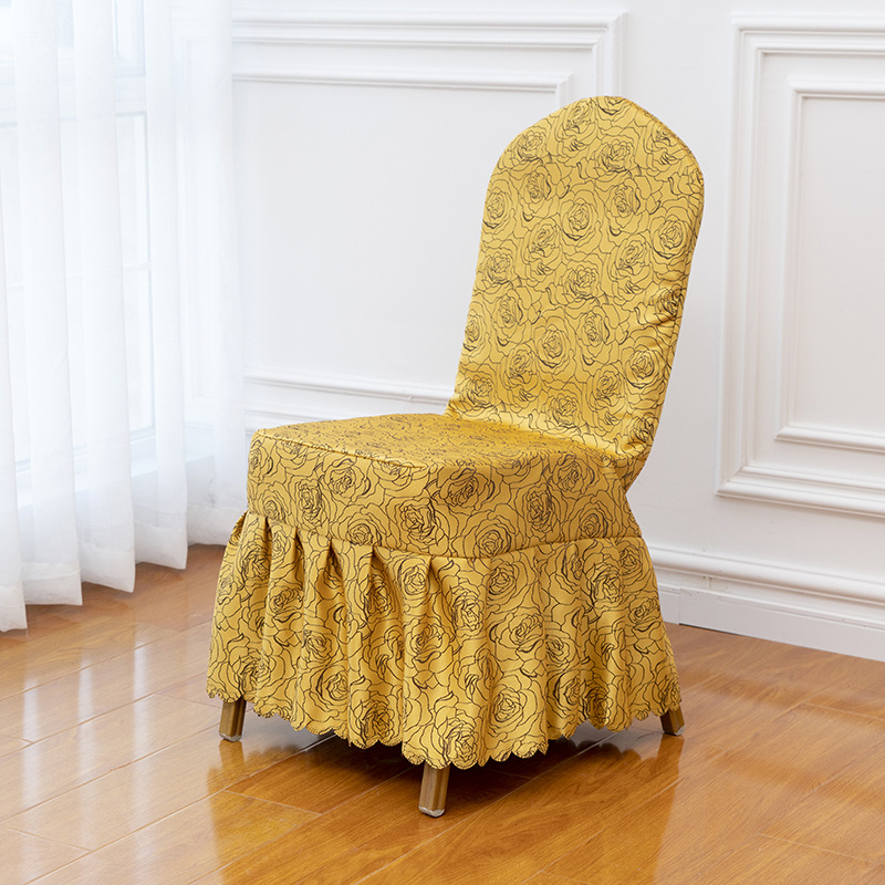 Krēsla pārvalks restorāniem un viesnīcām, moderns un vienkāršs stils, poliester materiāls, viesnīcu stils, zīmols New Shangmei