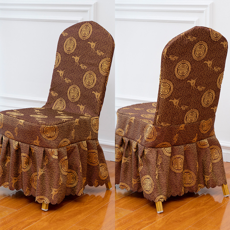 Krēsla pārvalks restorāniem un viesnīcām, moderns un vienkāršs stils, poliester materiāls, viesnīcu stils, zīmols New Shangmei