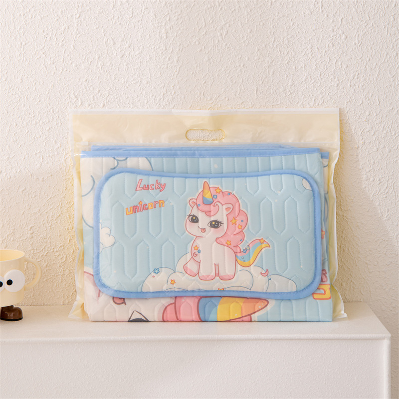 Bērnu latex paklājiņš ar karikatūru dizainu, dabiskais latekss 90%+, drukāts dizains, zīmols Fragrant poetry