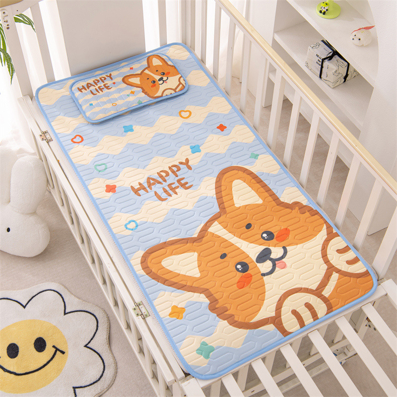 Bērnu latex paklājiņš ar karikatūru dizainu, dabiskais latekss 90%+, drukāts dizains, zīmols Fragrant poetry