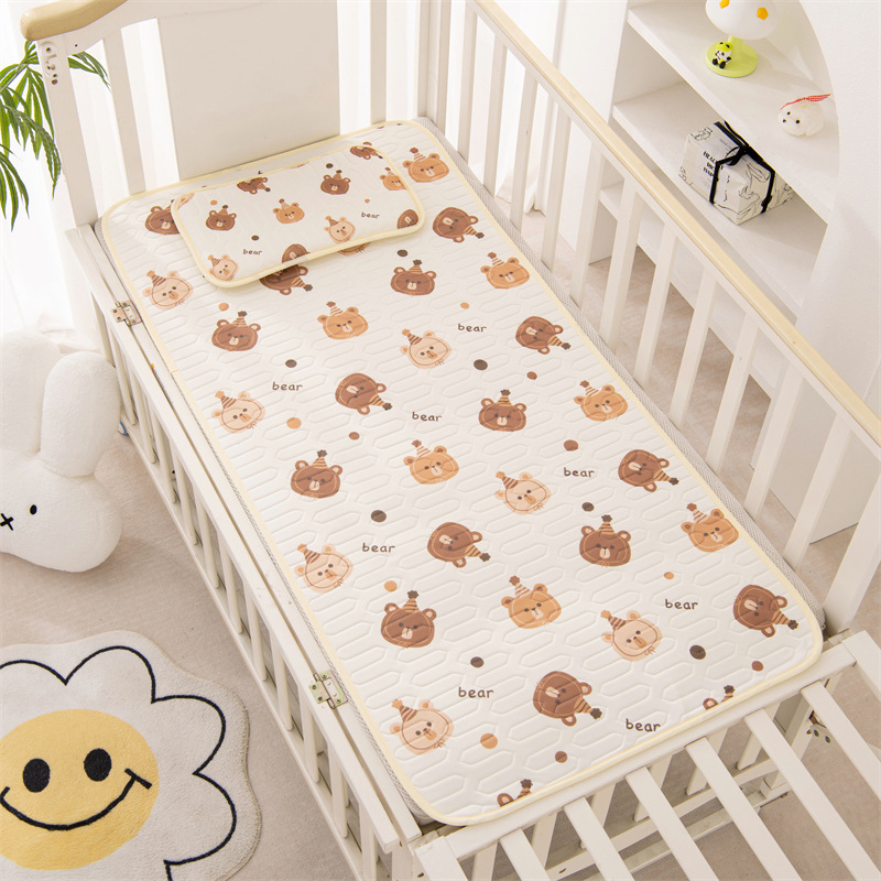 Bērnu latex paklājiņš ar karikatūru dizainu, dabiskais latekss 90%+, drukāts dizains, zīmols Fragrant poetry