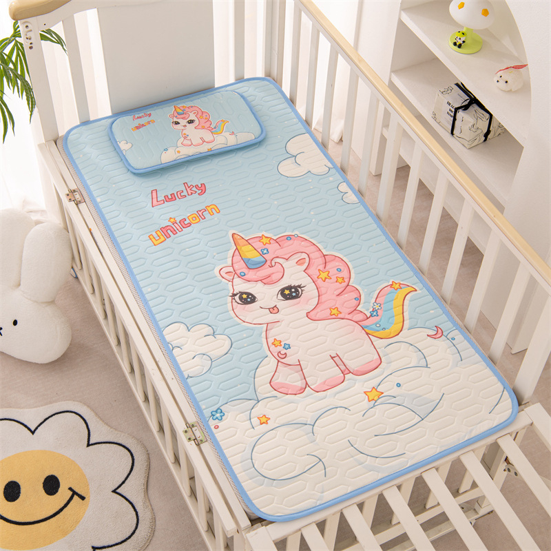 Bērnu latex paklājiņš ar karikatūru dizainu, dabiskais latekss 90%+, drukāts dizains, zīmols Fragrant poetry