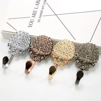 Függönyhorgony, cinkötvözet galvanizált kivitel, modern minimalista stílus, Jin Luang Xing márka, faldekoráció függönyökhöz