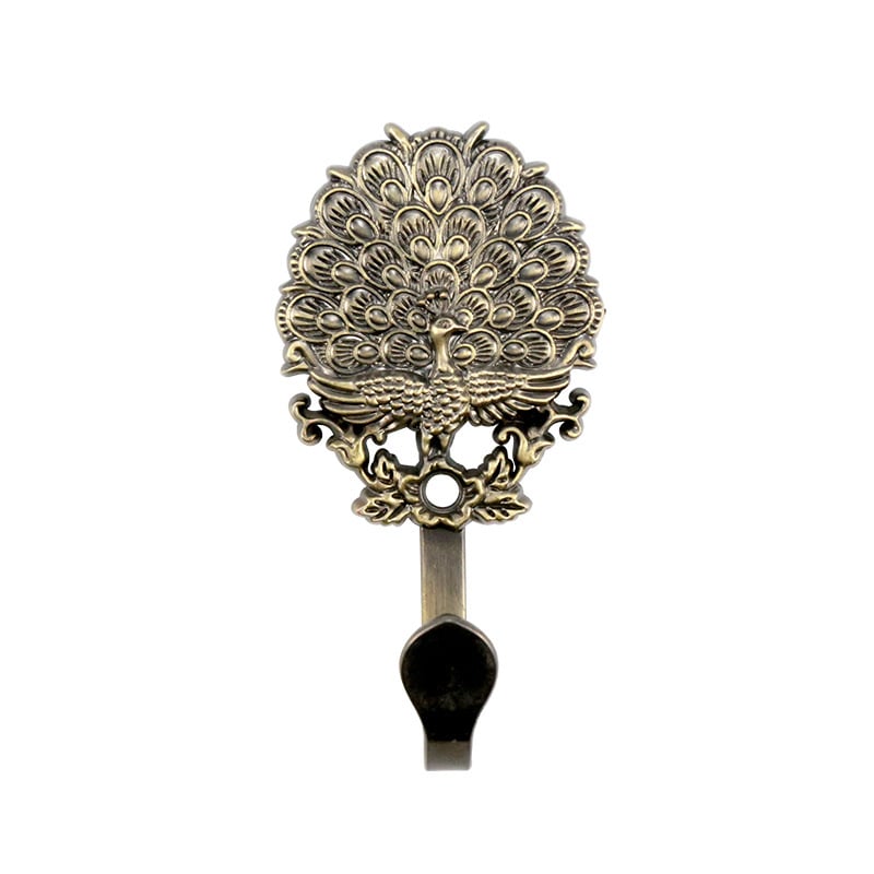 Függönyhorgony, cinkötvözet galvanizált kivitel, modern minimalista stílus, Jin Luang Xing márka, faldekoráció függönyökhöz