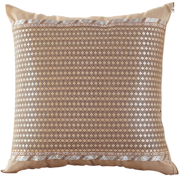 Husă de pernă, dublu față, din ice silk, model uni, pentru sufragerie