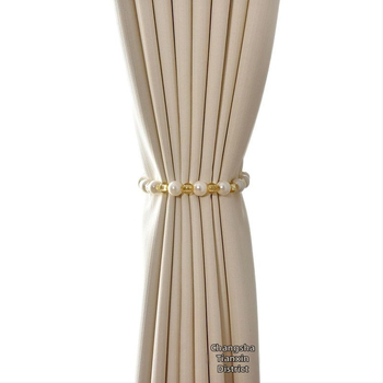 Aizkaru pērlīšu siksņa ar kristāla āķi (Zīmols: Other; Materiāls: Audums; Stils: Pastoraālais)